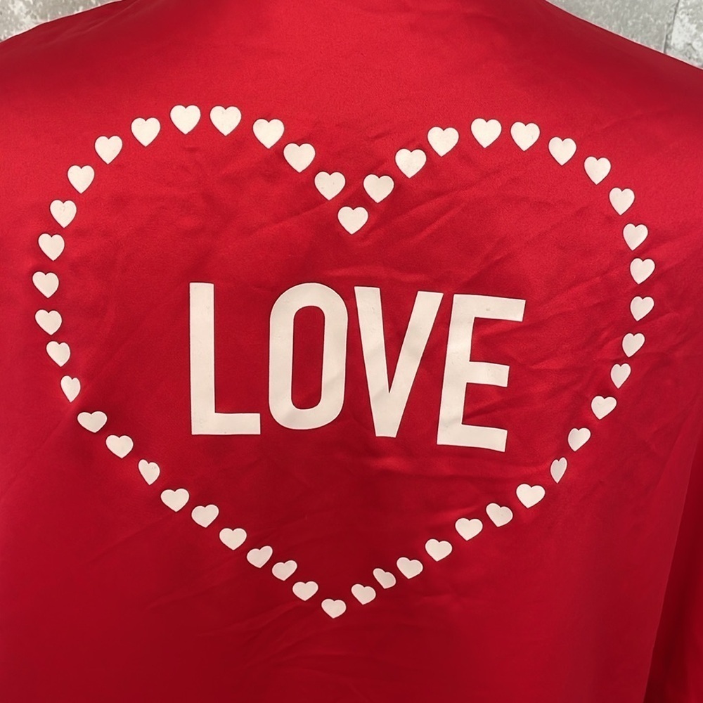 Victoria Secret Red Love Kimono/Robe - Picture 4 of 7
